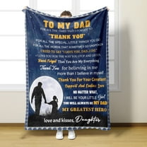 Hxoliqit Grateful Love Birthday Gift Throws Blankets Happy Father's Day Present For Sofa Super Cozy Lightweight Father Gifts Idea Warmer Mat Home Textiles Daily Supplies Home Decoration