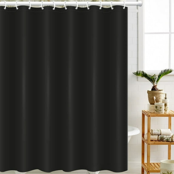 Hxoliqit,Heavy Duty & PEVA Shower Curtain Liners Assorted Colors,Black
