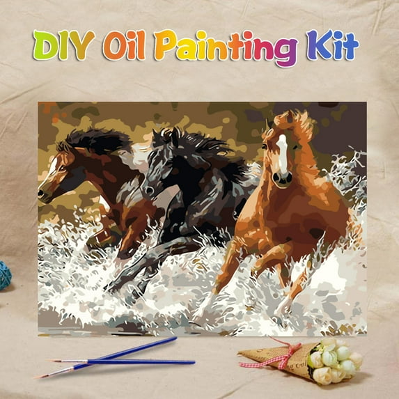 Hxoliqit,,Home By Coloring By Decors Numbers Numbers By Painting Picture Diy Numbers Kit Home DIY