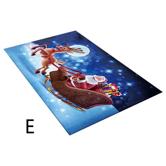 Kitchen Rug 2021 New Nordic Carpet Christmas Decoration Carpet Home Living Room Coffee Table Blanket Santa Claus Carpet Cartoon Carpet Floor Mat40*60cm Multi-color