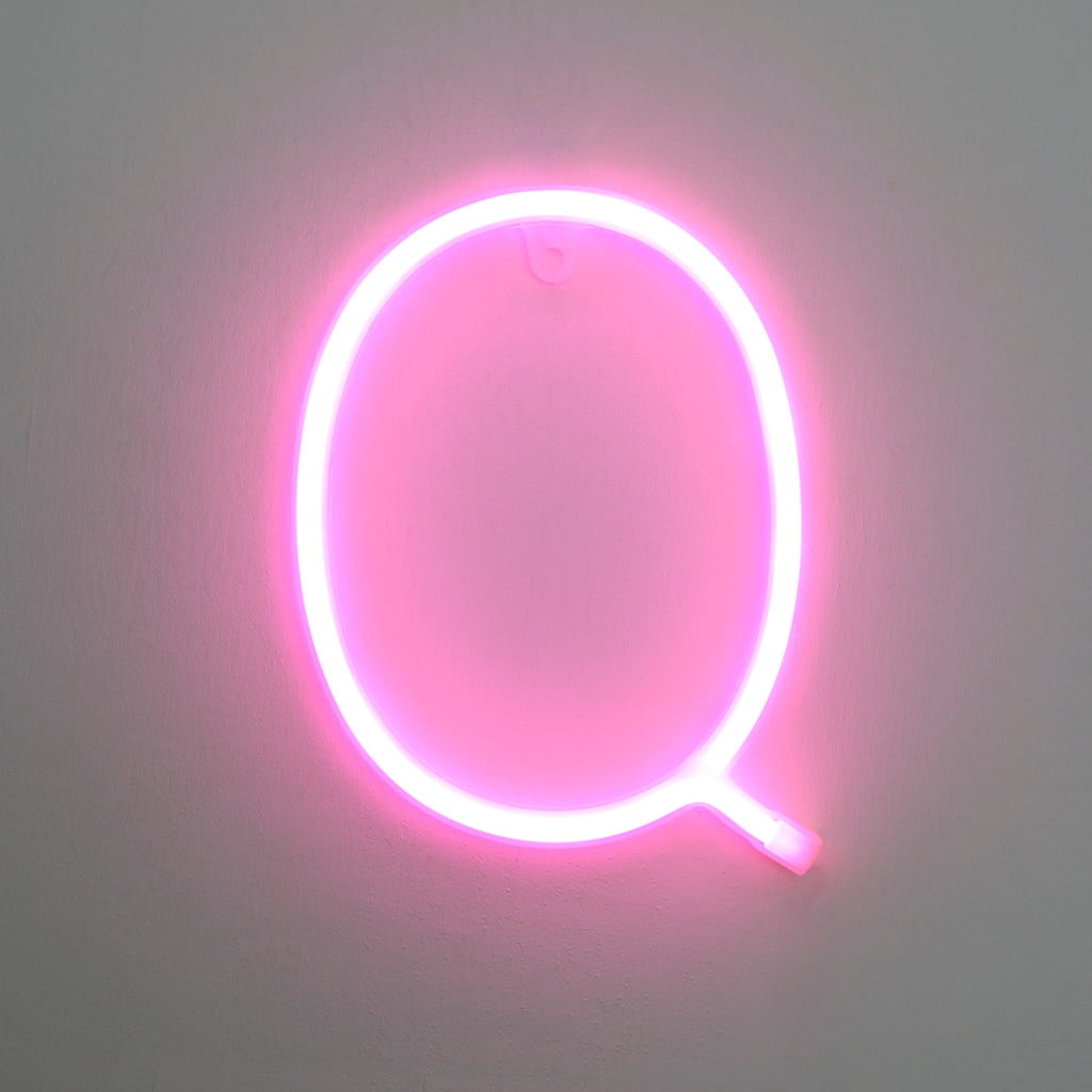 Hxoliqit LED Letter Lights Light Up Plastic Letters Standing Hanging ...
