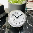 thumbnail image 1 of Hxoliqit Mini Suction Cup Wall Clock Bathroom Anti Fog Clock Kitchen Bathroom Clock Small Quartz Clock Table Clock Clock & Accessories Clock For Bedroom Home Supplies, 1 of 5