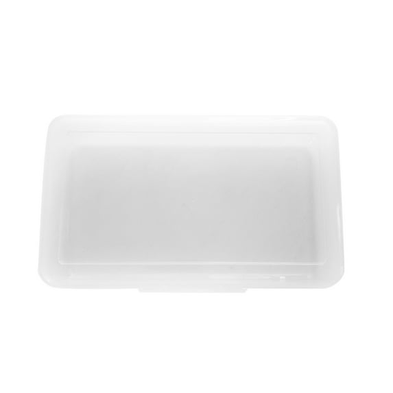 Hxoliqit Plastic Transparent Stationery Storage Box Cute Sketch Art Student Pencil Bag Daily tools Home essentials Utility tool