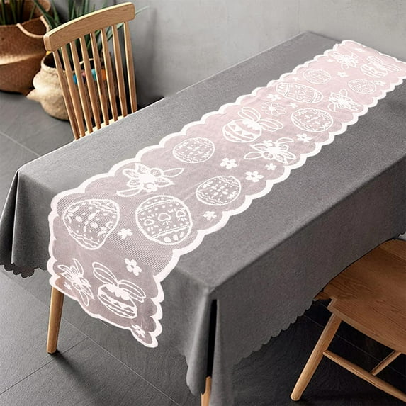 Hxoliqit Restaurant Rabbit Egg Decoration Table Flag Party Decoration(Pink) For Easter