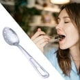 thumbnail image 1 of Clearance Tableware under $5 Stainless Buffet Spoon Communal Serving Spoon Soup Spoon Colander Extended Stirfry Spoon, 1 of 7