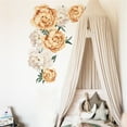 Hxoliqit Wall Stickers,Four Color Peony Flower Wall Stickers Home