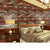 Hxoliqit Wall stickers ideas,Brick Wallpaper Peel And Stick Wallpaper Brick Self Adhesive Wallpaper Stick And Peel Removable Wallpaper Brick Look Wallpaper Red Brick Contact Paper