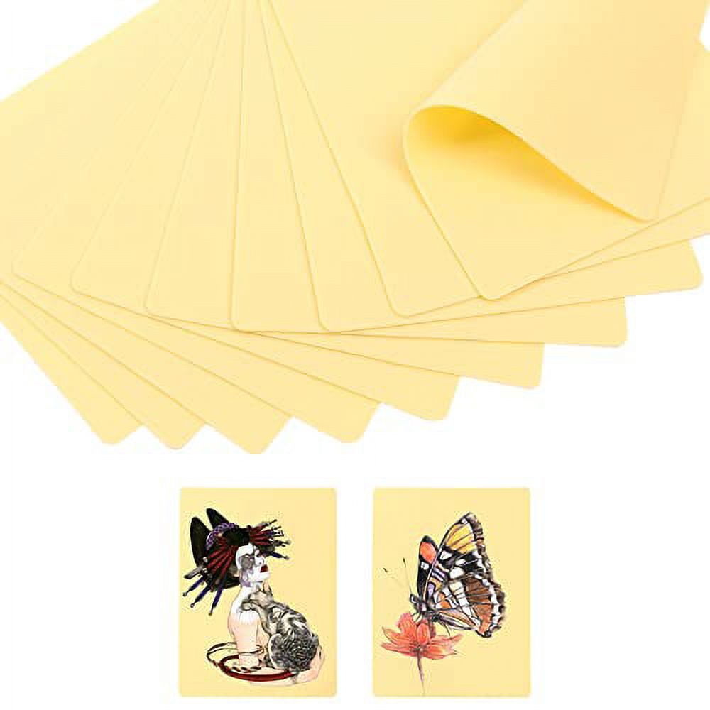 Hxqicai Blank Tattoo Practice Skin, 10 PC Practice Fake Skins for