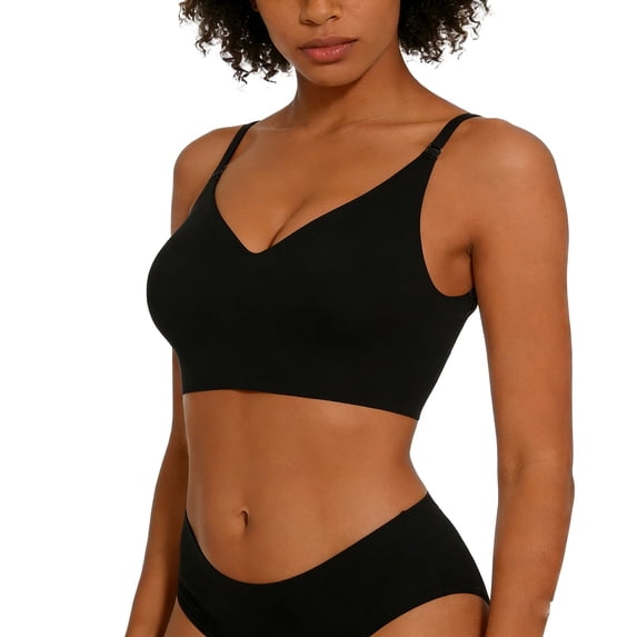 Hxshgdsn Back Support Sports Bras for Women Push Up High Impact Full Coverage Active Bra(Black/M)