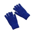 thumbnail image 1 of Hxshgdsn Knit Gloves For Women Touch Screen Elastic Cuffs Mittens Warm Winter Outdoor Blue Free Size, 1 of 2