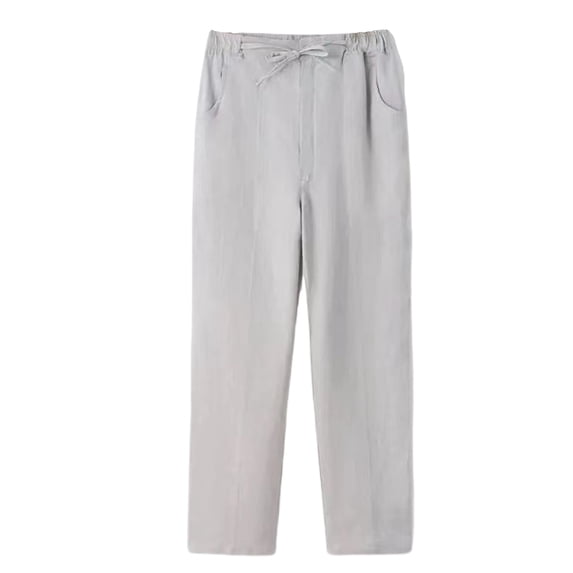 Hxshgdsn Mens Straight Leg Sweatpants Slim Fit Elastic Waist Sport Pants Casual Fall Outdoor Gray 4Xl