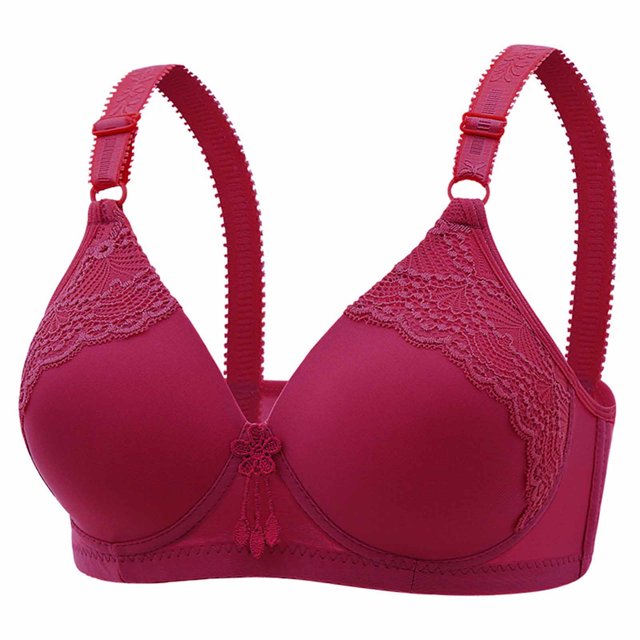 Clearance Hxshgdsn No Underwire Lace Bras For Womens Sponge Cup Front