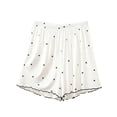 thumbnail image 1 of Hxshgdsn Ruffled Loungewear for Womens Star Printed Pajamas Shorts Elastic Waist Casual Sleepwear Bottoms Comfy Loungewear（White/L）, 1 of 6