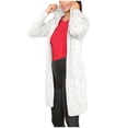 thumbnail image 1 of Hxshgdsn Womens Oversized Cable Long Cardigans With Hooded Lightweight Open Front Crochet Fall Jackets Warm Winter Coats White Xxl, 1 of 4
