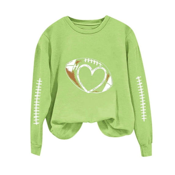Hxshgdsn Womens Tops Women's Halloween Pullover Hoodie Long Sleeve Graphic Print Fall 2025 Streetwear Essentials Fall Outfits For Women 2025 Green Xxl