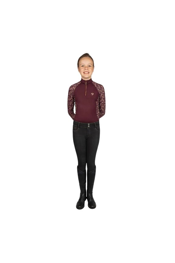 Girls Elevate Heritage Mizs Base Layer Top