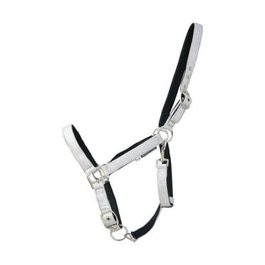 Mustang Side Pull Rope Halter with Braided Nose Bl - Walmart.com