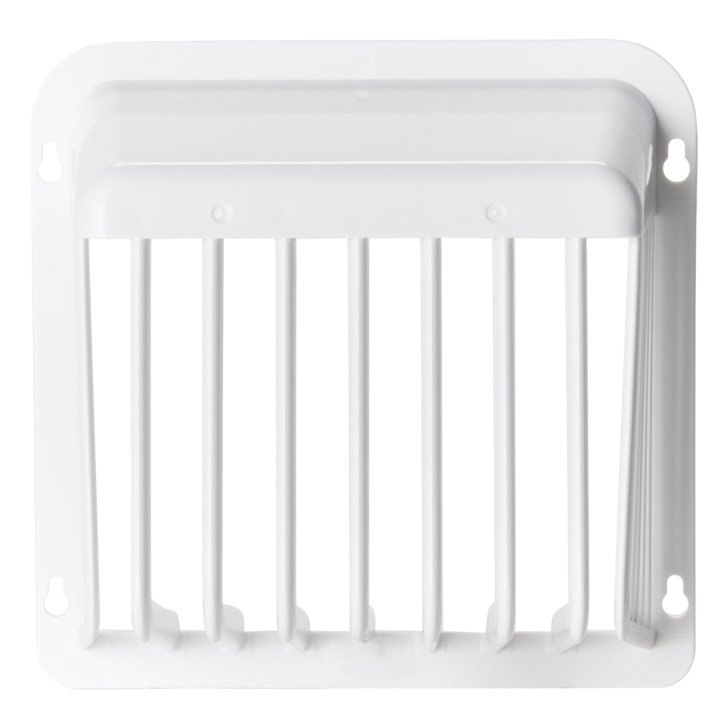 Hy-Guard DEV-6P-W 6" Plastic White Dryer Exhaust Ventguard (Case of 12)