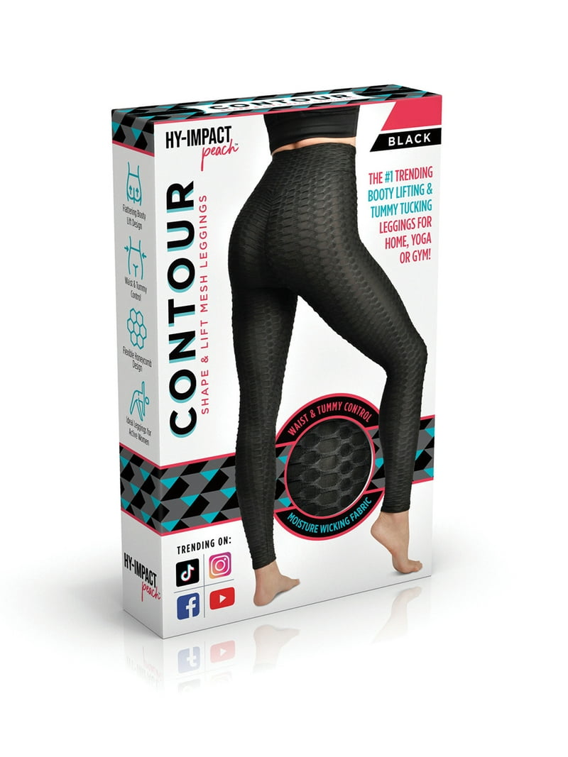 Hy-Impact Peach Fit High Waist Anti-Cellulite Leggings Tummy