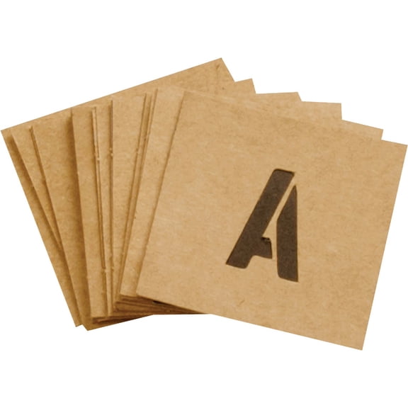 Hy-Ko 1 in. Card Stock Letters Stencil 6 each
