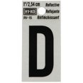 thumbnail image 1 of Hy-Ko RV-15/D Reflective Adhesive Vinyl Letter D Sign, 1&quot;, Black/Silver, 1 of 2