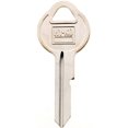 thumbnail image 1 of Hy-Ko 11010B11 Key Blank, 1.97 in L x 0.82 in W, Brass, Nickel Plated, 1 of 1