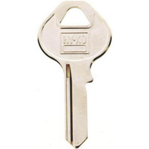 Hy-Ko 11010M5 Key Blank, Brass, Nickel Plated