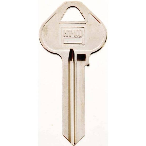 Hy-Ko 11010RU16 Key Blank, Brass, Nickel Plated