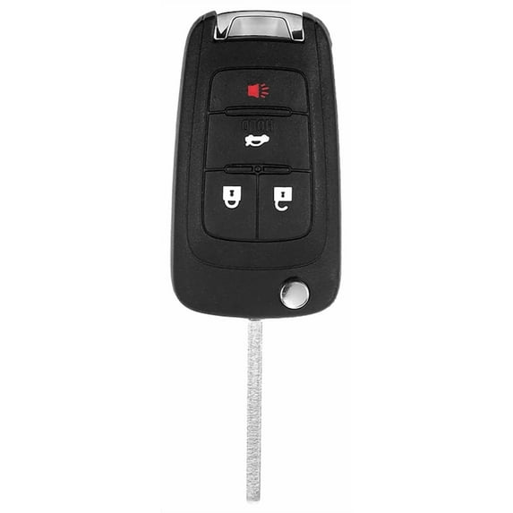 Hy-Ko 18GM708 4-Button Keyless Entry Remote Control Key, Brass