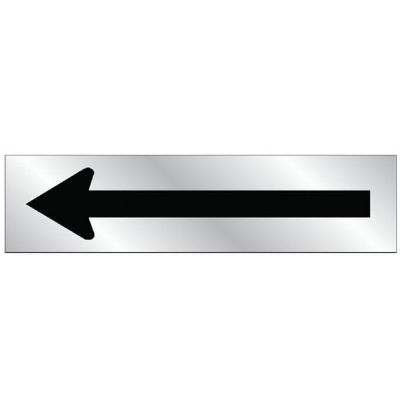 Hy-Ko Arrow Sign - Mylar, Multicolor - 2" x 8"