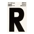 thumbnail image 1 of Hy-Ko 3" Reflective Vinyl Letter "R", Self-Adhesive Sticker, Weather-Resistant, 1 of 8