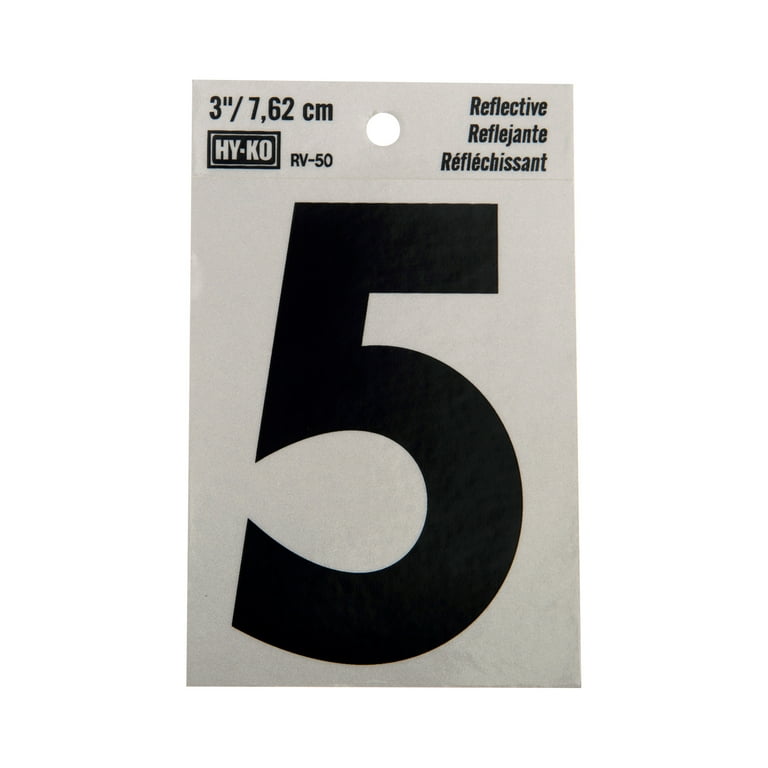 House Number Stickers – Reflective and Vinyl