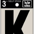 thumbnail image 1 of Hy-Ko 3" Vinyl Die-Cut Letter K Boat Sticker, Black, 1 of 7
