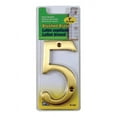 thumbnail image 1 of Hy-Ko Brass Number 5 - 4 In., Brushed Finish, 1 of 2
