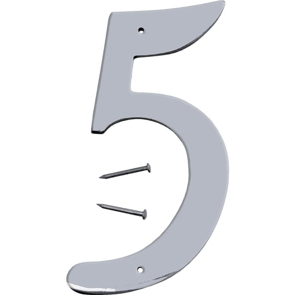 Hy-Ko 4 in. Gray Nickel Number 4 Nail-On 1 pc.