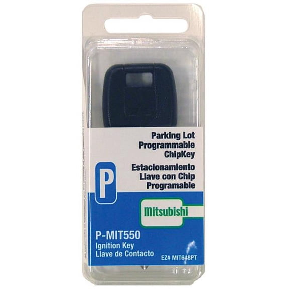 Hy-Ko 5402391 Automotive Single Sided Chipkey for Mitsubishi - Black & Silver