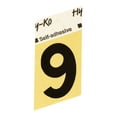 thumbnail image 1 of Hy-Ko Products GR-10-9 1.5 in. Aluminum Adhesive Angle Cut, Number 9, Pack Of 10, 1 of 2