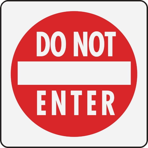 Hy-Ko Aluminum Signs, 12 x 18, Durable Long-Lasting Contrasting Metal Signs for Outdoor Use for Businesses, Property, Clear & Easy to Read Informational Display