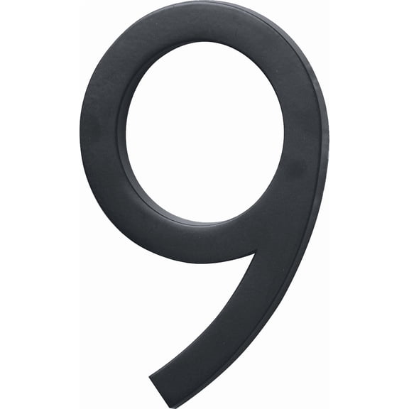 Hy-Ko Architectural Satin Black Number - Single Pack  Residential Use, Standard Application