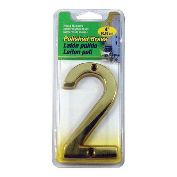 Hy-Ko BR-42PB Prestige House Number, 2