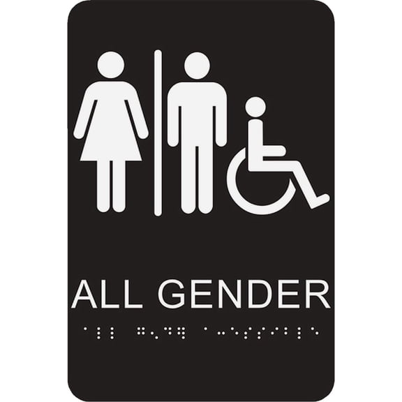 Hy-Ko Braille Sign - Single Pack