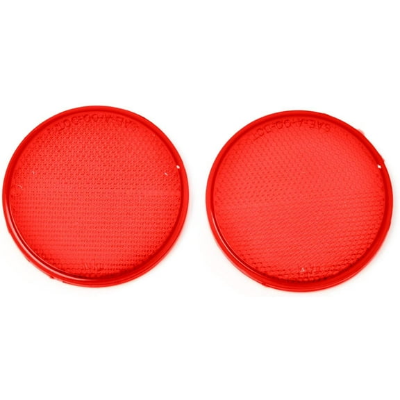 Hy-Ko CDRF-4R 3" Red Plexiglass Stick On Reflector