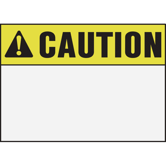 Hy-Ko Caution Sign - Pack of 12 Residential Use, Standard Application