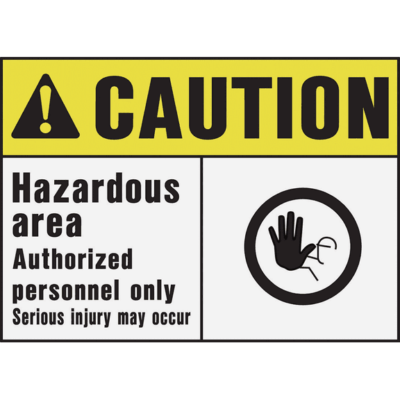 Hy-Ko Caution Sign - Pack of 2 Residential Use, Standard Application