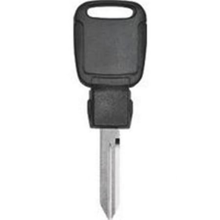 Hy-Ko Chrysler ChipKey Blank, A-CHRY301 - Double Sided, Nickel-Plated, Rubber Head, Fits Chrysler Vehicles