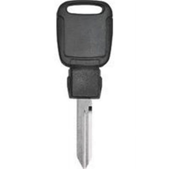 Hy-Ko Chrysler ChipKey Blank, A-CHRY301 - Double Sided, Nickel-Plated, Rubber Head, Fits Chrysler Vehicles