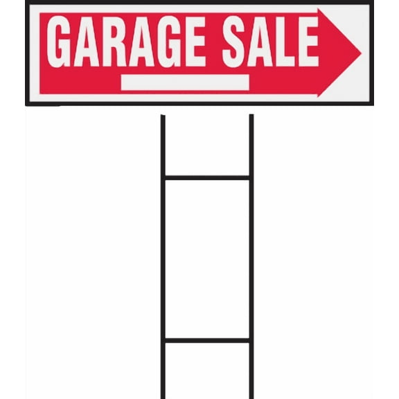 Hy-Ko Corrugated Sign with Frame - Pack of 4 Residential Use, Standard Application