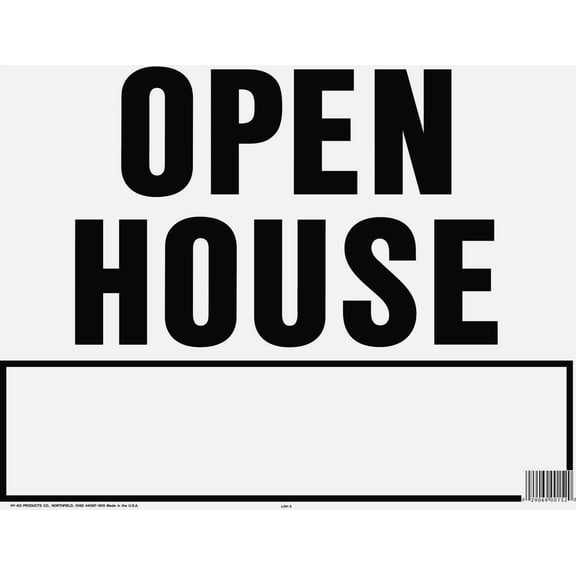 Hy-Ko Corrugated Sign with Frame - Pack of 4 Residential Use, Standard Application