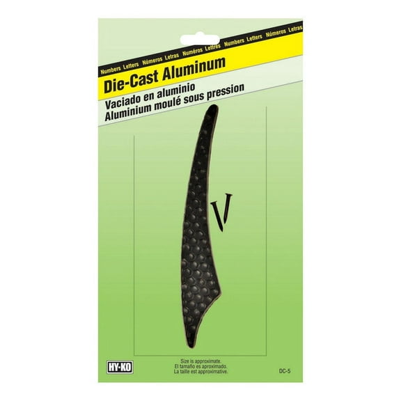 Hy-Ko DC-5/1 4.5" Die Cast Aluminum #1 House Number