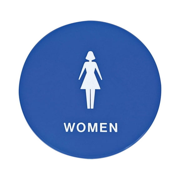 Hy-Ko English Blue Informational Sign 12 in. H x 12 in. W Residential Use, Standard Application